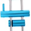 Simhoa Aluminum Long Friction Rack Descender for Climbing Mountaineering Gear, Blue - Image 2