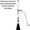 QHDJIANHUI 3 Way Swivel Fishing Three Way Crossline Swivels Saltwater Freshwater - Image 4