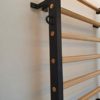 ARTIMEX Stall Bars Metal/Wood (Swedish Ladder) for Physical Therapy and Gymnastic - Used in Homes, Gyms, Clinics and Fitness Centers - 7 feet, 6 1/2 x 2 feet, 11 1/2 inches, Code 221-M-Black - Image 4