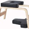 XIANGJI Headstand Bench Yoga Inversion Trainer Wooden Yoga Inverted Stool, Multifunctional Fitness Chair Home Yoga Auxiliary Stool Gym Yoga Stool Relieve Fatigue and Shape Body Idea for Workout - Image 3