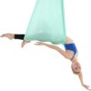 ZCXBHD Aerial Yoga Hammock Elastic Nylon Yoga Training Belt Anti-Gravity Yoga Swing for Body Building Pilates Workout Fitness 4m2.8m (Color : Green) - Image 3