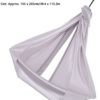 TOPINCN 1 X 2.8m Fabric Yoga Swing, Yoga Hammock kit Yoga Elastic Swing for Yoga Children Inversion Inversion Exercises Improved Flexibility and Core Strength(Grey) - Image 2