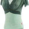 Daydance Green Dance Leotards for Women, Teen Girls, Lyrical Ballet Bodysuit with Adjustable Straps - Image 6
