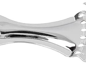 Guitar Bent Tailpiece Metal Material Silver Color Hole Design Highly Controllable with Mounting Screw for 6-string Resonator Guitars 12 x 7 x 5cm / 4.7 x 2.8 x 2in