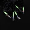 10 Packs Luminous Bait Rigs Fishing Flasher Lures Fishing Bait Rigs Fish Skin Glow Fishing Lure Fishing Beads Fishing Rigs with High Carbon Hooks for Freshwater Saltwater - Image 6