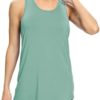 Bestisun Womens Workout Yoga Tops Long Tank Tops Loose fit Racerback Tank Tops for Women - Image 3