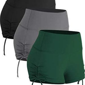 CADMUS Athletic Booty Shorts for Women 3 Pack High Waisted Workout Pro