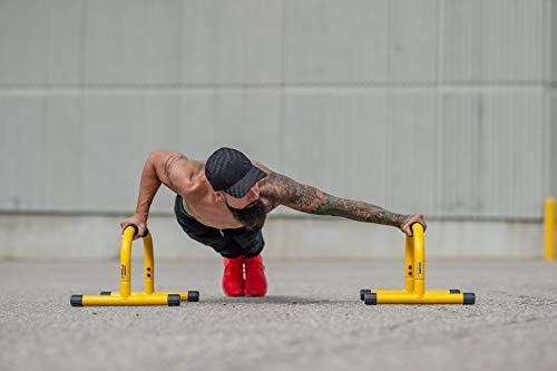 Lebert Fitness Parallette Push Up Bars Dip Station Stand - Perfect for Home and Garage Gym Exercise Equipment - Gymnastics, Calisthenics, Strength Training Parallel Bars for Men and Women - Image 8