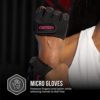 Contraband Pink Label 5537 Womens Micro Weight Lifting Gloves w/Grip-Lock Silicone Padding (Pair) - Minimalist Half Gloves - Apple Watch Friendly - Image 5