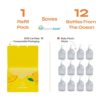 Fomin - (200 Sheets) Antibacterial Paper Soap Sheets for Hand Washing - Tea Tree Portable Travel Soap Sheets, Dissolvable Camping Mini Soap, Portable Soap Sheets - Image 6