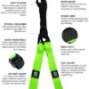 Emerge Body Weight Training Straps | Suspension Straps for Exercise | Suspension Trainer Straps Trainer System Exercises | Bodyweight Resistance Home Suspension Training Kit with Wall Anchor - Image 2