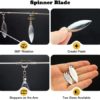 FREGITO 5 Arms Alabama Umbrella Rig Fishing Bass Kit Fishing Lures Bait Rigs for Lures Trout Salmon Freshwater - Image 4