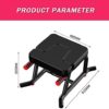 DUTUI Stable Yoga Headstand Bench - Ideal Yoga Inversion Chair with Armrests and Thickened Shoulder Cushion,Suitable for Home Use,Red - Image 7