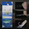 10 Packs Luminous Bait Rigs Fishing Flasher Lures Fishing Bait Rigs Fish Skin Glow Fishing Lure Fishing Beads Fishing Rigs with High Carbon Hooks for Freshwater Saltwater - Image 2