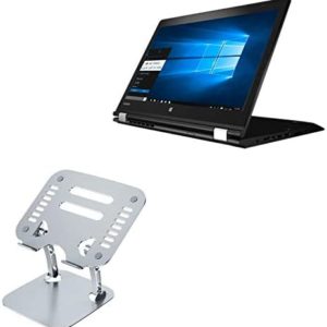BoxWave Stand and Mount for Lenovo ThinkPad P40 Yoga (Stand and Mount by BoxWave) - Executive VersaView Laptop Stand, Ergonomic Adjustable Metallic Laptop Stand - Metallic Silver