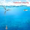 Dr.Fish 50 Pack 3 Way Swivel Fishing Tackle for Catfish Rig Trolling Line Stainless Steel 30-220Lb Black Nickel Catfishing Tackle Tri Swivels Saltwater Freshwater - Image 5