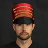 Majorette Ring Master Toy Soldier Drum Major Nutcracker Drummer Boy Costume Hat - Image 2