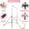 ORIENGEAR Gymnastics Bar Kids Expandable,Adjustable Height Folding Horizontal Bars for Children,Junior Training Practice Bar Monkey Bars for Gym Climbing Tower Balance Bar - Image 3