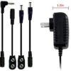 Pedal Power Supply Adapter, MIMIDI 9V DC Guitar Power Supply Adapter with 8 Way Daisy Chain Cable for BOSS Behringer Dunlop MXR Nobels NUX Roland TC Electronic - Image 2