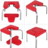 Happibuy Headstand Bench Yoga Inversion Chair Headstand Trainer Stand Yoga Inversion Bench for Relieve Fatigue and Build Up Body (Red) - Image 4