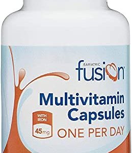 Bariatric Fusion Bariatric Multivitamin with Iron ONE per Day Capsule, 45mg of Iron for Post Bariatric Surgery Patients Including Gastric Bypass and Sleeve Gastrectomy, 90 Count, 3 Month Supply