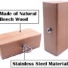 Lights Mountain Wooden Pinch Block Grip Hand Grip Workout Climbing Power Grips Forearm Finger Exerciser Strength Training Strengthener Equipment - Image 2