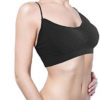 KCDDUMK 4 Pieces Cami Bras - Women's V-Neck Padded Seamless Straps Bralette Everyday Basic Sleeping Bra - Image 5