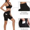 Stelle Women's Workout Shorts/Biker Shorts for Running Yoga High Waisted 8" /5" Essential with Side Pockets - Image 4