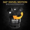 LEXIVON Premium Impact Universal Joint Socket Swivel Set | 3-Piece Ball Spring Design 1/2", 3/8", and 1/4" U-Joint Drive | Cr-Mo Steel - Full Impact Grade (LX-113) - Image 4