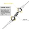 SF Fly Fishing Micro Swivels Stainless Steel Material Fishing Ball Bearing Swivels Hook line Connector Fishing Tackle Accessories 10LB-30LB - Image 4