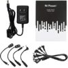 Pedal Power Supply Adapter, MIMIDI 9V DC Guitar Power Supply Adapter with 8 Way Daisy Chain Cable for BOSS Behringer Dunlop MXR Nobels NUX Roland TC Electronic - Image 4