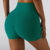 AIBIANOCEL Women's Cross Waist Biker Shorts High Waist Workout Running Yoga Shorts - Image 2