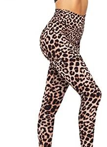 ZOOSIXX Black High Waisted Leggings and Capri for Women, Buttery Soft Printed Athletic Leggings