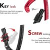 GM CLIMBING Screwgate Locking Carabiner CE UIAA Certified Heavy Duty for Rock Climbing Mountaineering Rigging Belaying Caving Lightweight Outdoor Equipment - Image 5