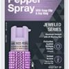 SABRE Jeweled Pepper Spray, Fashionable Monochromatic Design, Quick and Easy Access Snap Clip for Secure Attachment and Key Ring - Image 6