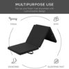 Best Choice Products 6ftx2ftx2in Folding Gym Mat Tri-Fold Exercise Gymnastics Aerobics Workout Fitness Floor Mat w/Carrying Handles - Image 4