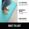 Gorilla Grip Anti Fatigue Standing Desk Mat, Thick Cushioned Kitchen Floor Mats, Washable, Stain Resistant, Supportive Comfort Padded Rug, Large Ergonomic Office Antifatigue Runner Pad, 39x20, Mint - Image 2