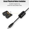 AZOR 9V Pedal Power Supply Adapter with 5 Way Daisy Chain Cables Fit for 9V DC 1A (1000mA) Negative Tip Guitar Effect Pedal - Image 4