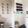Multi-Purpose ( Adjustable ) Yoga/Exercise Mat Storage Hangers,Wall-Mounted Rack - Hangs Yoga Blocks, Towel, Foam Rollers, Gym Mats , yoga physio studio bracket stand - hold Up to 20Lbs, - Image 7