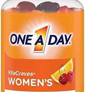 One A Day Women’s  Multivitamin Gummies, Supplement with Vitamin A, Vitamin C, Vitamin D, Vitamin E and Zinc for Immune Health Support*, Calcium & more, 80 count