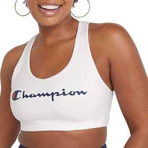 Champion Women's Racerback Bra with Moderate Support, Moisture-Wicking Athletic Sports Bra, Best Sports Bra for Women