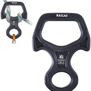 KAILAS Rescue Figure 8 Descender with Ears/Horns Rappelling Gear Belay Device Climbing Skills