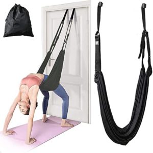Fitness Yoga Stretching Strap, Adjustable Leg Stretcher Back Bend Assist Trainer, Improve Leg Waist Back Flexibility Home Gym Equipment for Rehab Pilates Ballet Cheerleading Splits Gymnastics