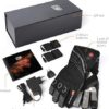 30seven Unisex Thinsulate Heated Gloves with Grip — Waterproof, Windproof Winter Gloves for Cycling with Rechargeable Battery - Image 5