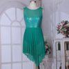 YONGHS Womens Lyrical Dance Dress Modern Contemporary Dancewear Costume Sequins Tank Leotards - Image 5