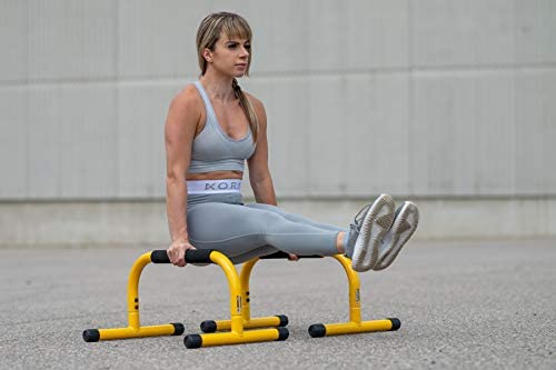 Lebert Fitness Parallette Push Up Bars Dip Station Stand - Perfect for Home and Garage Gym Exercise Equipment - Gymnastics, Calisthenics, Strength Training Parallel Bars for Men and Women - Image 7