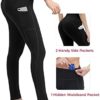 ALONG FIT Anti-Nail Leggings for Women, Non-See-Through Yoga Pants with Phone Pockets, Tummy Control Full-Length/Capri Tights - Image 3