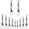 EuTengHao 250Pcs Bearing Barrel Swivel Fishing Accessories Stainless Steel Corrosion Resistance (Size 2,4,6,8,10,12, Weight 26-58Lbs) - Image 8