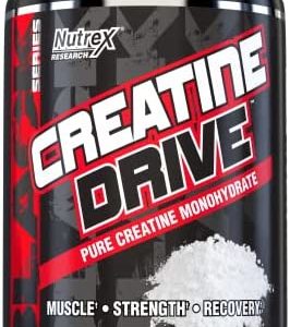 Nutrex Research Ultra Pure Creatine Monohydrate Powder Unflavored | 5G Creatine Powder for Muscle Gain, Strength, Endurance and Recovery | 60 Servings