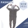 Snug Fit Unisex Adult Onesie Pajamas, Flannel Cosplay Animal One Piece Halloween Costume Sleepwear Homewear - Image 4
